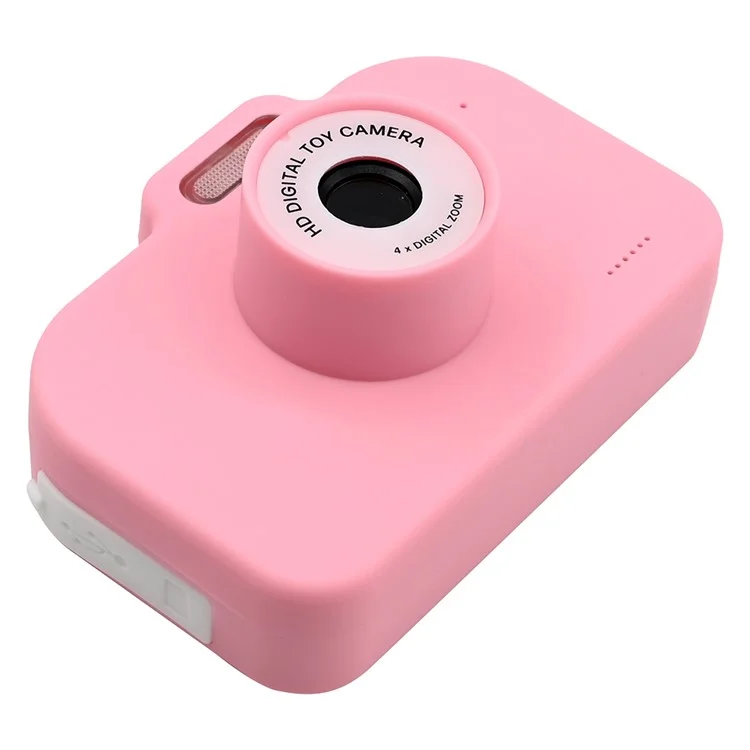 KDC-0025A 2.0 Zoll Bildschirm HD Kids Camera Toy Dual Lens Digitalkamera Videorekorder - Pink