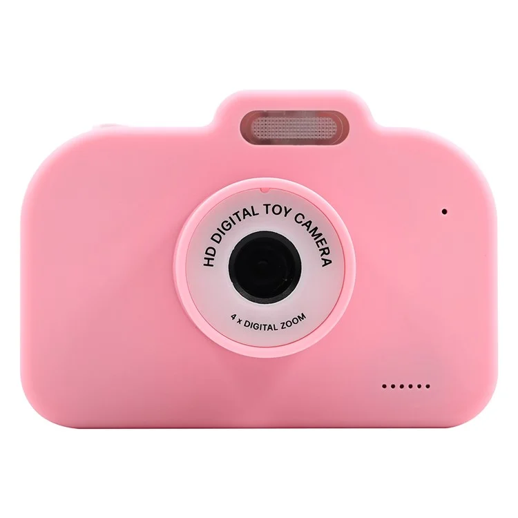 KDC-0025A 2.0 Zoll Bildschirm HD Kids Camera Toy Dual Lens Digitalkamera Videorekorder - Pink