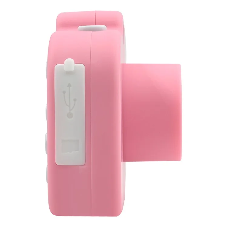 KDC-0025A 2.0 Zoll Bildschirm HD Kids Camera Toy Dual Lens Digitalkamera Videorekorder - Pink