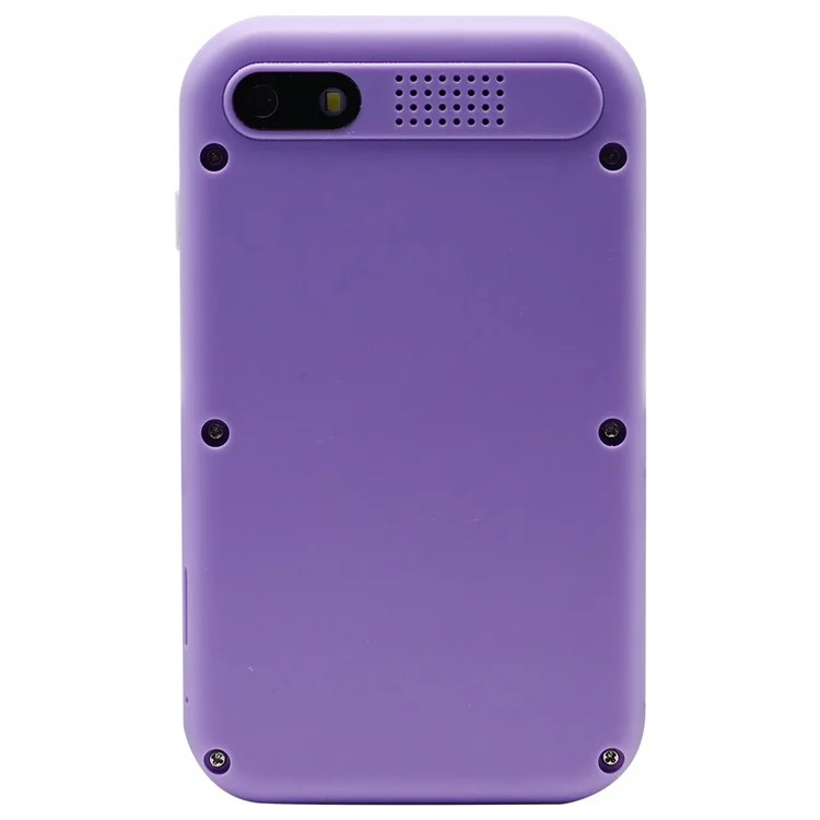 KDC-0027A 2.4-inch Screen Kids Camera Built-in Games Creative Filters Rechargeable HD Digital Camera Toy - Purple