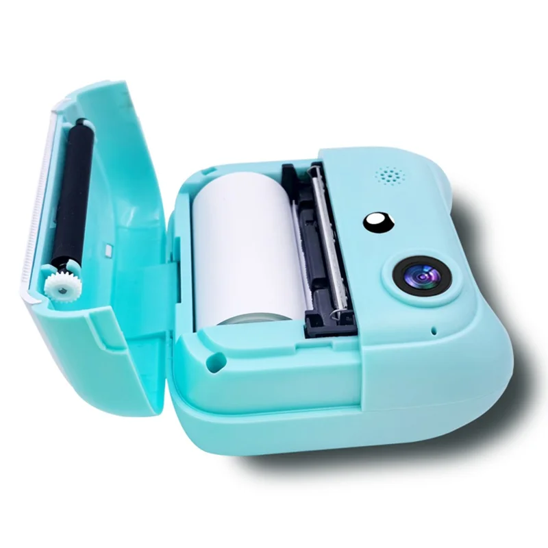 A25 2.4 Inch Kids Instant Print Digital Camera Video Recorder with Built-in Games - Blue