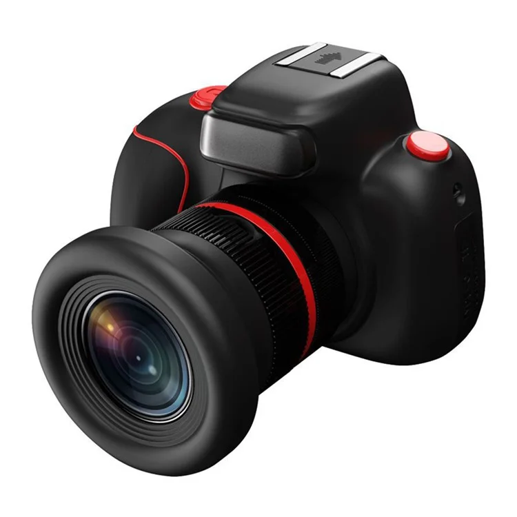 D6PRO Câmera Digital Zoom Dupla Lente 2.4 Polegadas 4K Gravador de Vídeo (Com Cartão TF de 32G + Leitor de Cartão)