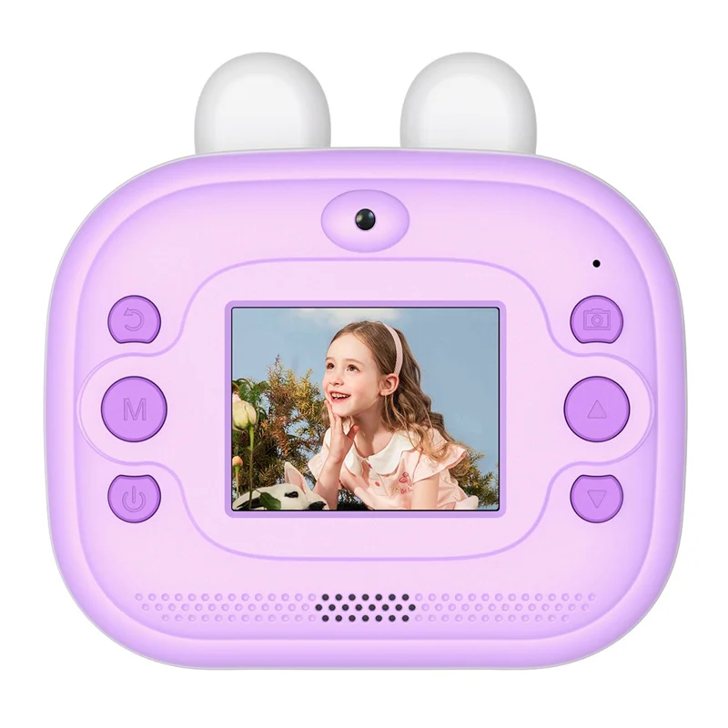 Q9 2.0-inch Screen Children 48MP HD Instant Camera Photo Thermal Printer - Purple
