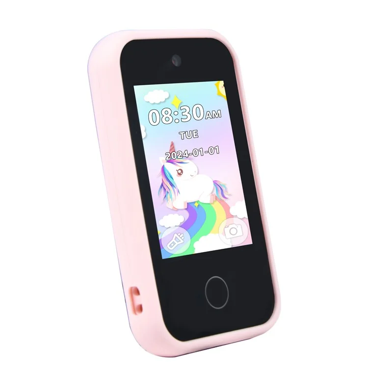 S5 Mobile Shape Kids Camera de 2.8 Pulgadas IPS Touch Screen Camera de Doble Cámara - Rosa