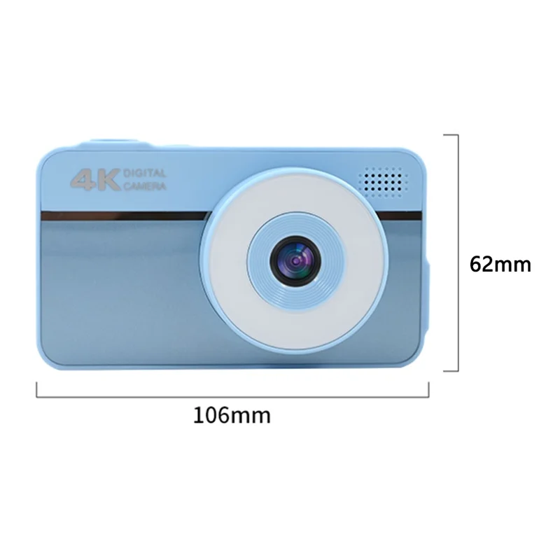 Bulk Acquista AC08 da 2,88 Pollici Student Camera Digitale Digital Dual Lens Camera - Blu