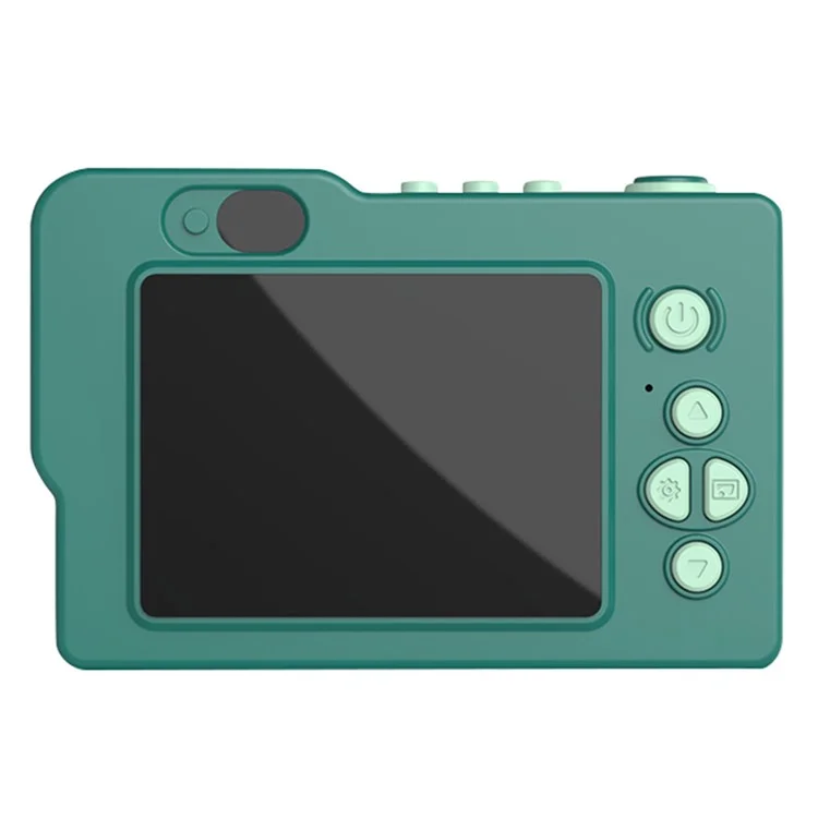 H5 Eagle Design Building Building Building Toy Touch da 2,4 Pollici Screen Camera Digitale Camera Doppia Lente Con 32G TF Card + Card Reader - Verde