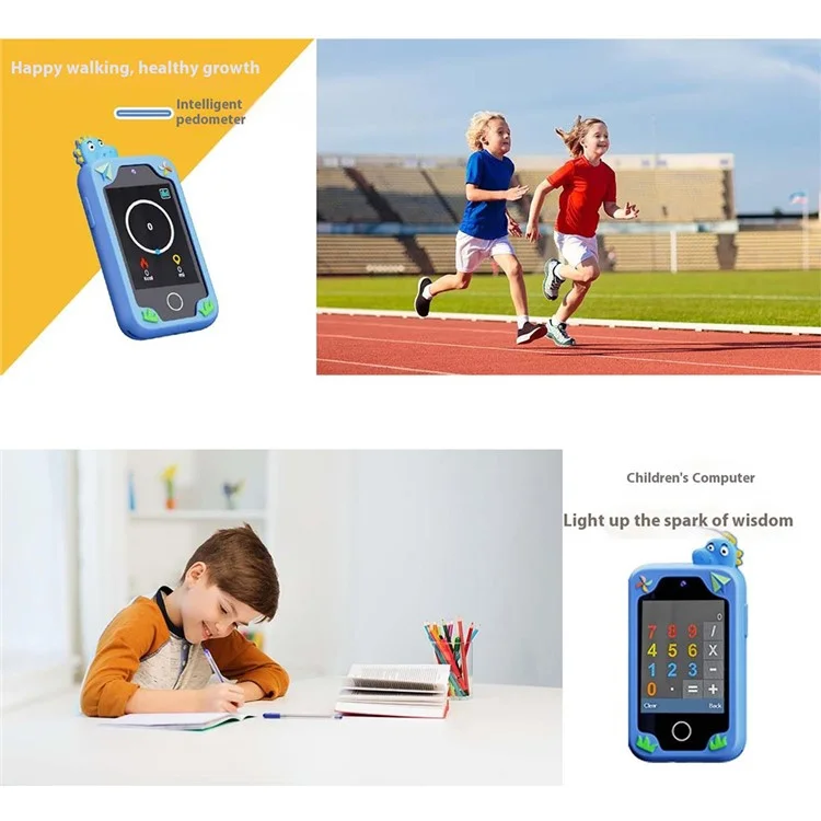 Z10S 2,8 Zoll Touchscreen Kinderspielzeug-Telefon Kamera Dual Lens Wecker Videorekorder - Lila