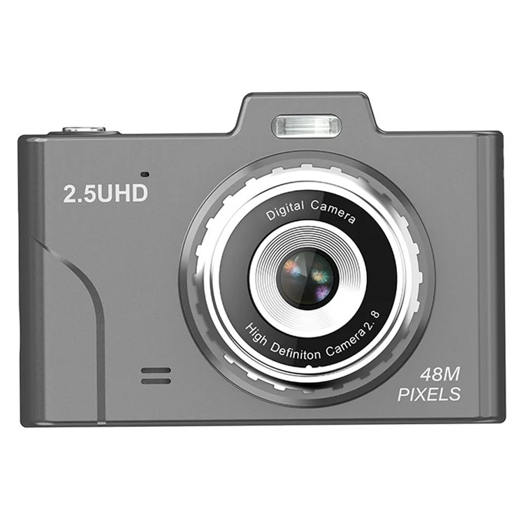 HD Pixel CCD Rétro Appareil photo numérique portable étudiant 2,8 pouces Écran LCD - Noir