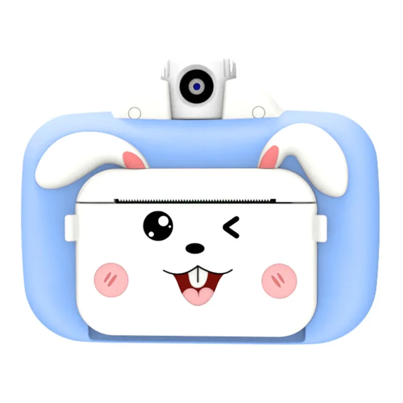F11 Children WiFi Print Camera Thermal Printing Instant Camera 3.5 inch HD Kids Mini Camera - Blue