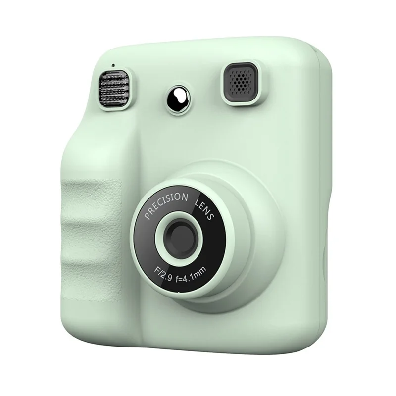 A29 2.4 Inch IPS HD Screen VGA Lens Instant Photo Printing Video Recording Digital Camera for Kids - Green