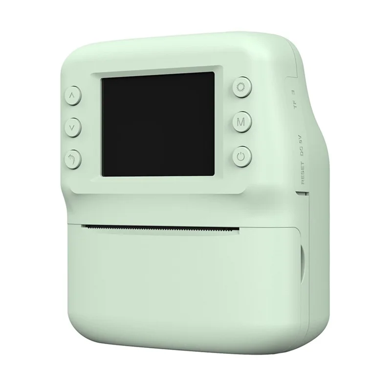 A29 2.4 Inch IPS HD Screen VGA Lens Instant Photo Printing Video Recording Digital Camera for Kids - Green