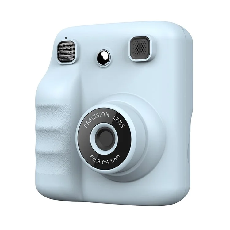 A29 2.4 Inch IPS HD Screen VGA Lens Instant Photo Printing Video Recording Digital Camera for Kids - Blue