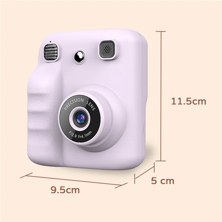Cámara Digital A29 de 2,4 Pulgadas con Pantalla IPS HD, Lente VGA, Impresión Instantánea de Fotos, Grabación de Vídeo y Tarjeta de Memoria de 32G + Lector de Tarjetas - Verde