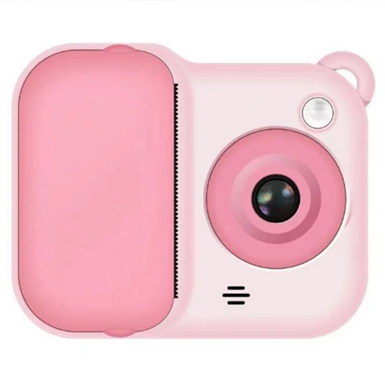 Q80 2.4 Inch IPS Screen Instant Print Digital Camera HD Dual Lens Portable Video Recorder - Pink