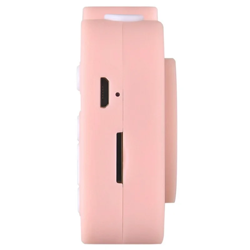 Y8S Cute Cartoon Design Kids Digital Camera HD Dual Lens Video Recorder for Children (No Memory Card) - Astronaut Pink