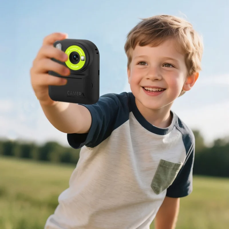 P89 Children Instant Print Camera Portable Digital Kids Camera Photo Printer with 32GB Memory Card - Blue