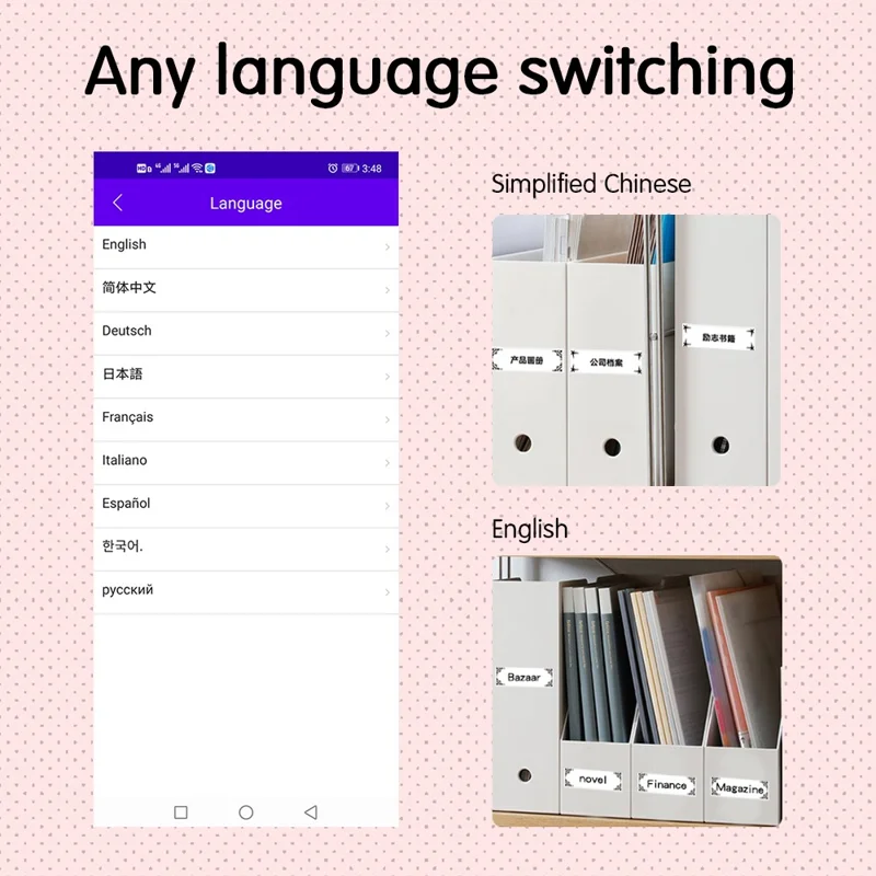 K12 Kids Digital Camera Thermal Printer Lightweight Portable Front / Rear HD Dual Lens Camera - Blue