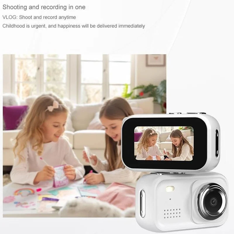 Y10 Mini Digital Camera 1.47 Inch 1080P HD Display Portable Kids Camera for Photography / Video Recording (Without Memory Card) - Black