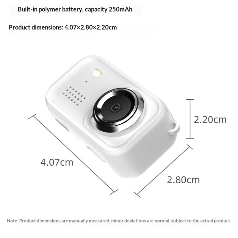 Y10 Mini Digital Camera 1.47 Inch 1080P HD Display Portable Kids Camera for Photography / Video Recording (Without Memory Card) - Black