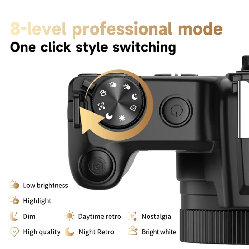 Appareil photo micro DSLR DC101 avec écran orientable de 2,8 pouces et zoom numérique 28x, 68 MP, enregistreur vidéo 4K