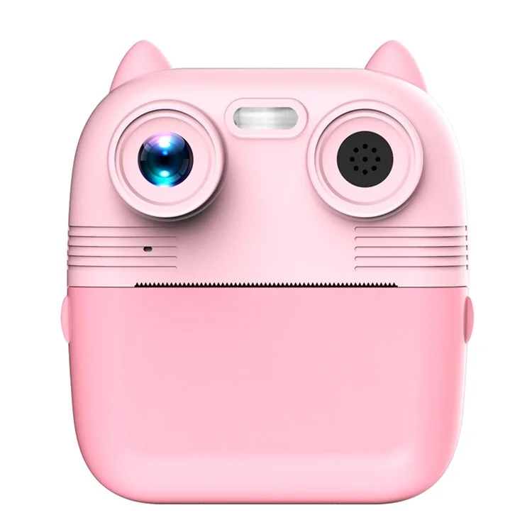 D8 Dual-Lens Children Video Camera Kid's Educational Toy Supporting 128GB Memory Card - Pink