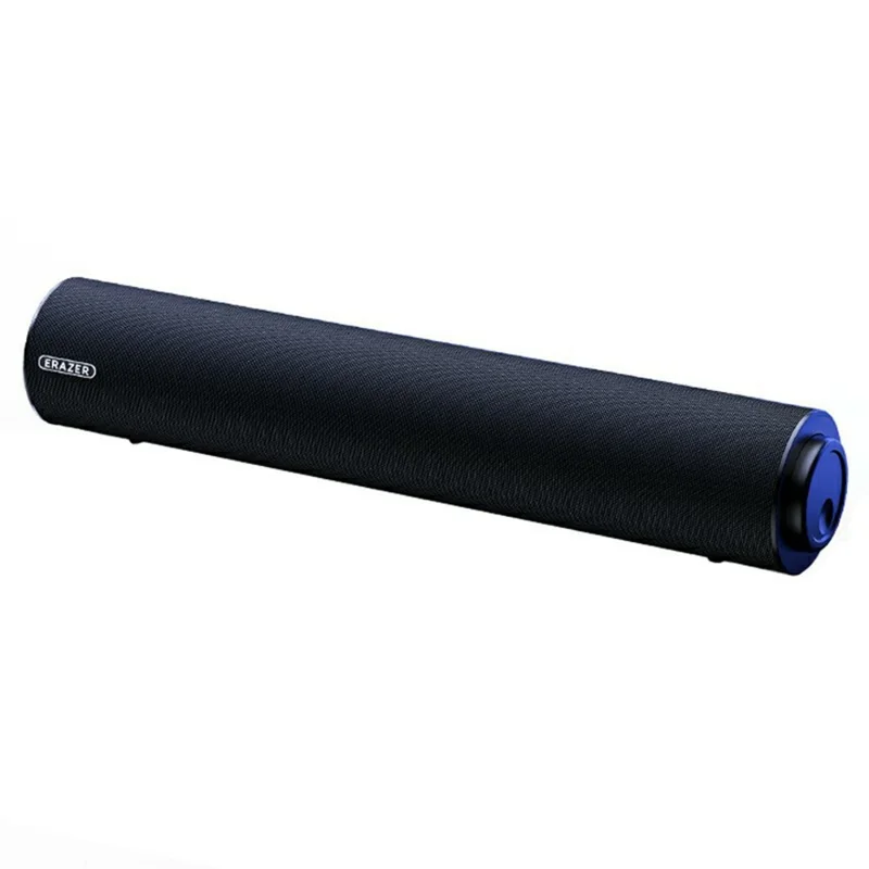 ERAZER W110 Desktop USB Wired Speaker 3.5mm Audio Input 6W Portable Speaker for PC Gaming (Invested By Lenovo) - Black