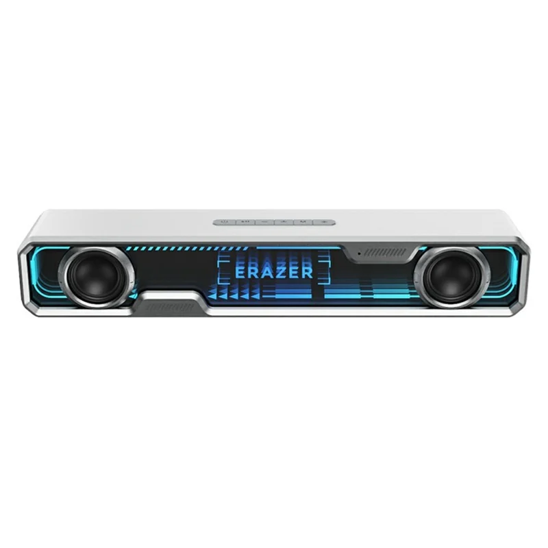ERAZER W108 Desktop USB Wired Abyss RGB Lighting Bluetooth-compatible Speaker 3 EQ Modes Computer Speaker (Invested By Lenovo) - White