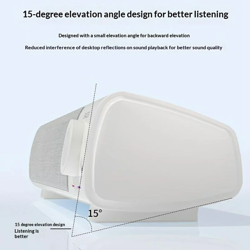 ERAZER A101Pro Desktop PC Speaker Bluetooth-compatible 5.3 USB Wired Computer Speaker for Gaming Office (Invested By Lenovo) - White