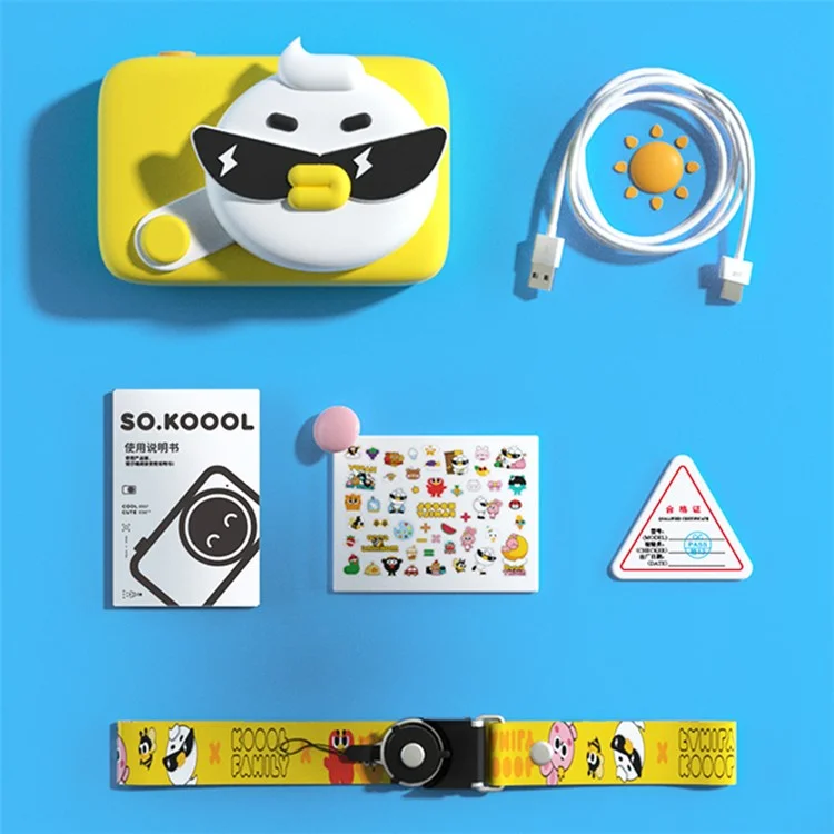 KOOOL K12 Cámara de Reconocimiento de Objetos AI para Niños 64MP Cámara Digital para Niños de 2.4 Pulgadas Videocámara Regalos de Cumpleaños Juguetes - Rosa 