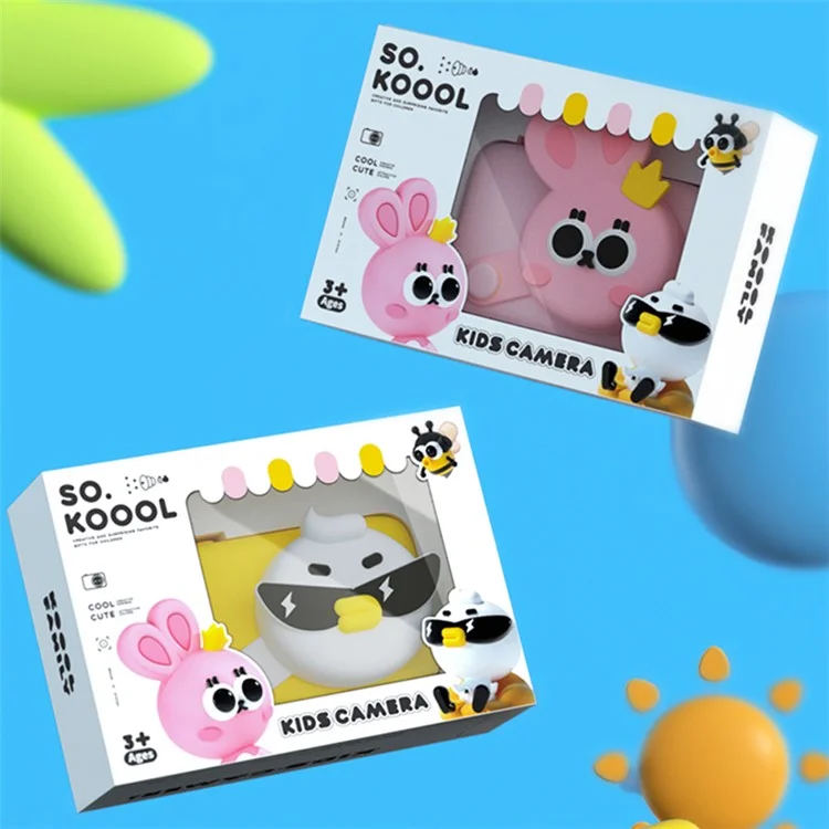 KOOOL K12 Cámara de Reconocimiento de Objetos AI para Niños 64MP Cámara Digital para Niños de 2.4 Pulgadas Videocámara Regalos de Cumpleaños Juguetes - Rosa 