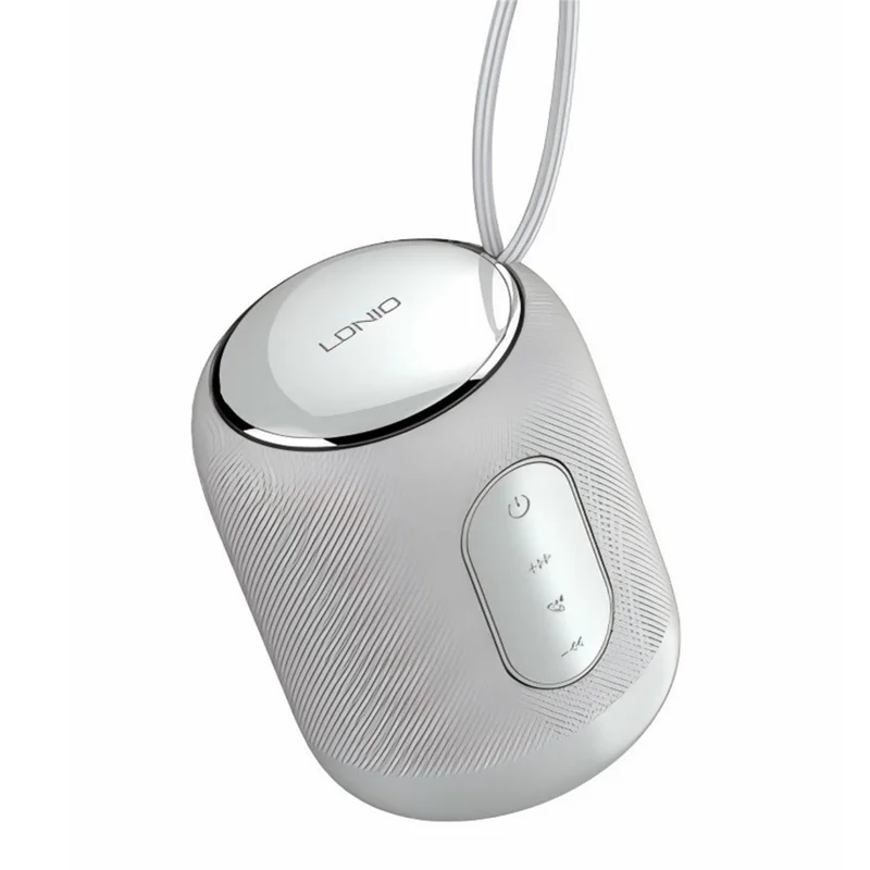 LDNIO BTS12 Wireless Bluetooth-compatible Speaker TWS Stereo Pairing SD Card AUX Wired Speaker for Desktop Outdoor - White