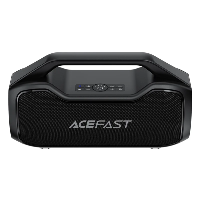 ACEFAST K14 Macchina Karaoke Portatile 120W di Potenza di Picco Bluetooth 6.0 Altoparlante Wireless con Doppio Microfono - Nero