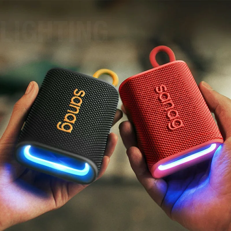 SANAG M13S II Pro Max 360 Degree Stereo Sound Mini Speaker IPX7 Waterproof Bluetooth-compatible - Red