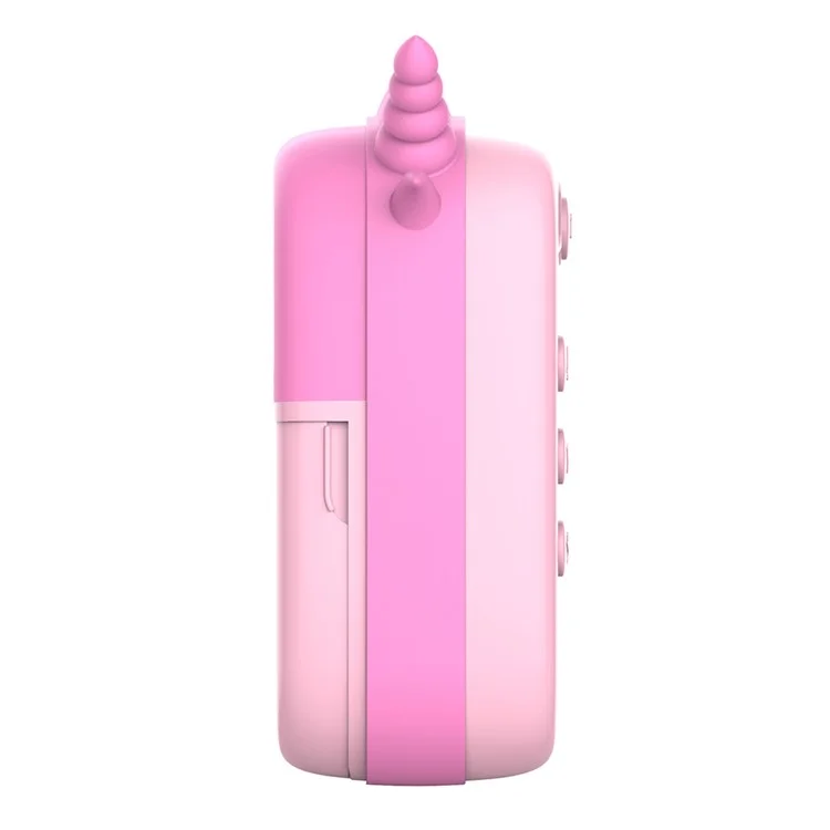 Cámara instantánea para niños A20 de pantalla de 2.4 pulgadas, recargable, impresora de fotos, juguete - Rosa