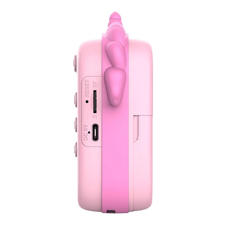 Cámara instantánea para niños A20 de pantalla de 2.4 pulgadas, recargable, impresora de fotos, juguete - Rosa