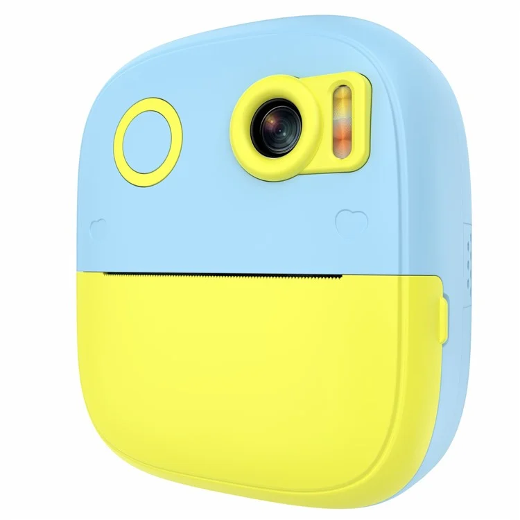 P5 Foto-Drucker Geburtstagsgeschenk für Kinder 2,4-Zoll-Kinder-Instant-HD-Videodruck-Kamera - Blau