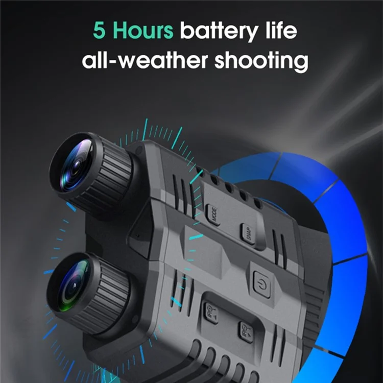 N003 Night Vision Goggles For Hunting, Color 4K HD Video WiFi Infrared Binoculars Avec Écran de 3,2 Pouces