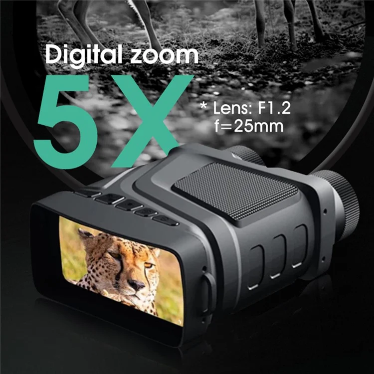 R12 Infrarouge Night Vision Binoculars Photo Video Enregistrement Caméra HD Rechargeable