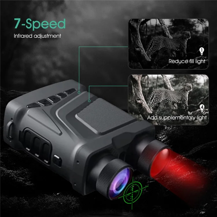 R12 Infrarouge Night Vision Binoculars Photo Video Enregistrement Caméra HD Rechargeable