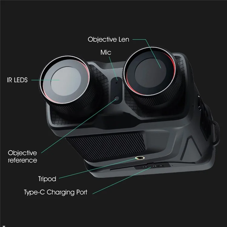 R12 Infrarouge Night Vision Binoculars Photo Video Enregistrement Caméra HD Rechargeable