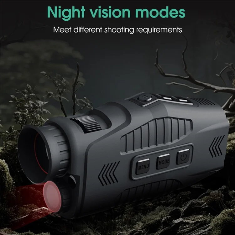 R11 Day Night Doal-use All-Black Visible Video Grabación de Videos Portátiles Monoculares de Visión Nocturna Portátil