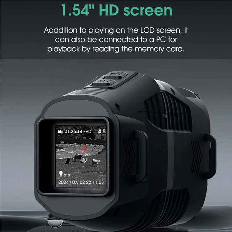 R11 Day Night Doal-use All-Black Visible Video Grabación de Videos Portátiles Monoculares de Visión Nocturna Portátil