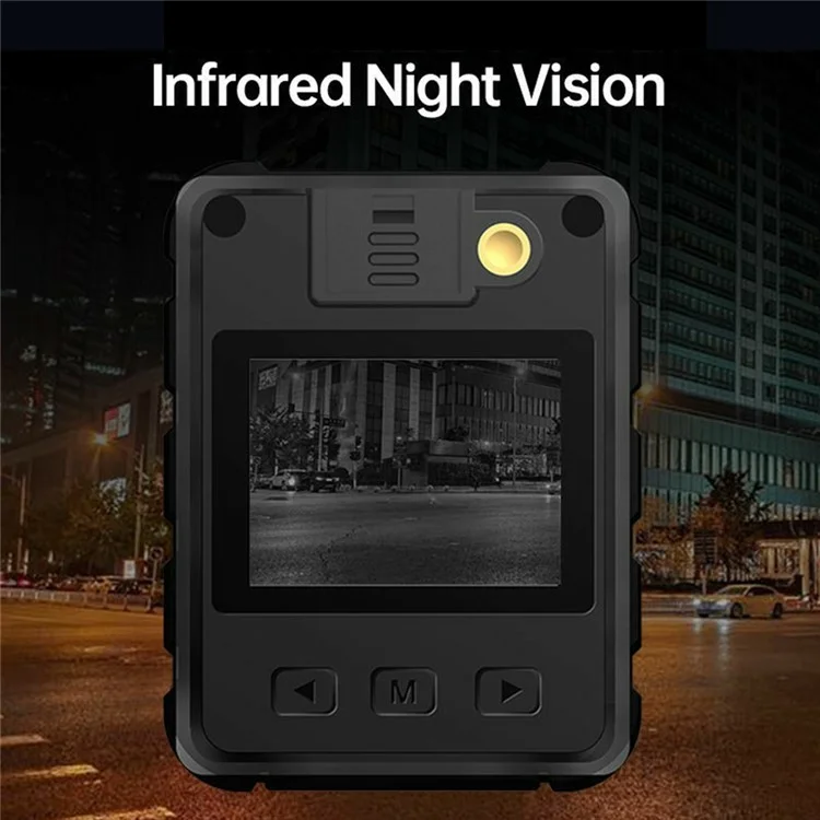 Cámara Corporal Impermeable L9 Cámara Usable Bodycam para Agentes de Orden Público