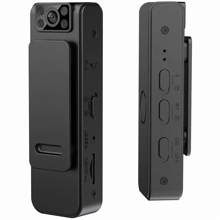 L8+ WiFi HD 1080P Mini Camera Back Clip Bodycam Voice and Audio Recorder for Law Enforcement
