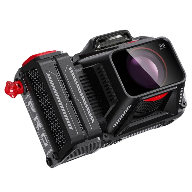 NVC500 4K Digital Camera 70MP 50X Digital Zoom WiFi Camera 2500mAh Battery with 64G TF Card LED Fill Light