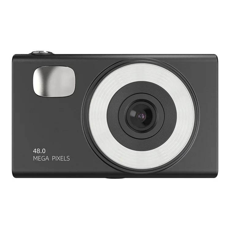 H12 Portable 2,8-дюймовый IPS Screen Screen Camera Camera Student HD Ccd-камера с 32G Card + Card Reader - Черный