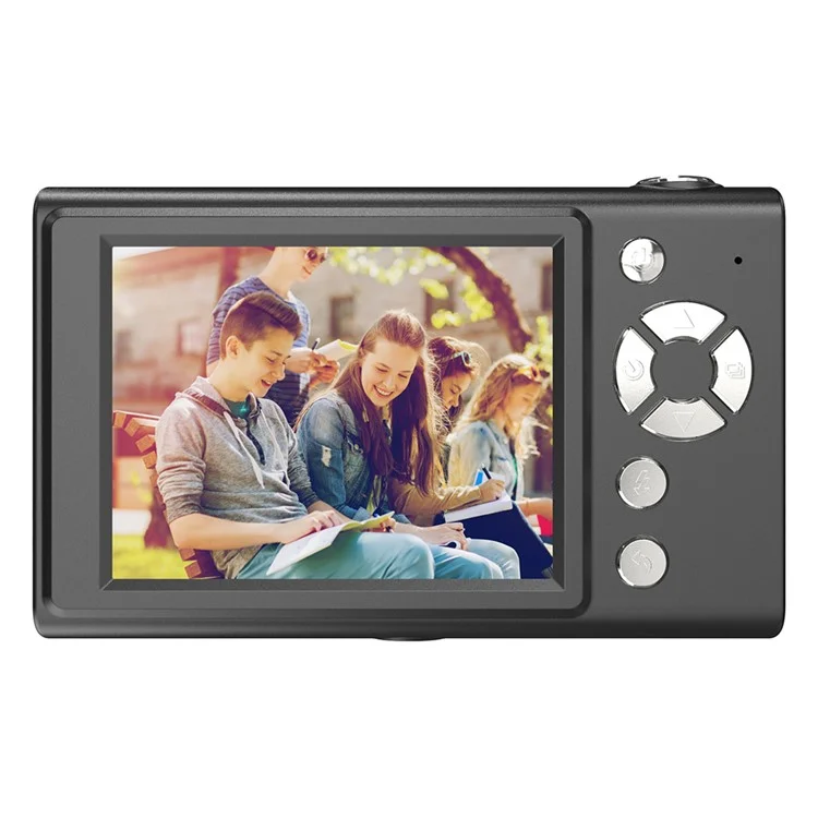 H12 Portable 2,8-дюймовый IPS Screen Screen Camera Camera Student HD Ccd-камера с 32G Card + Card Reader - Черный