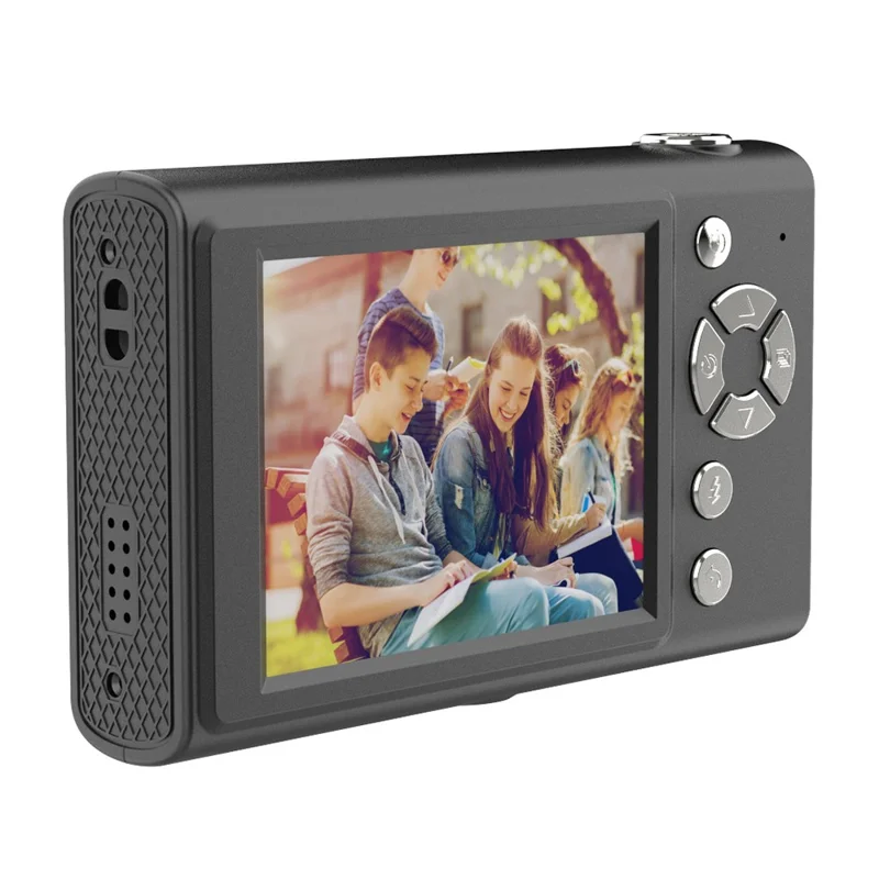 H12 Portable 2,8-дюймовый IPS Screen Screen Camera Camera Student HD Ccd-камера с 32G Card + Card Reader - Черный