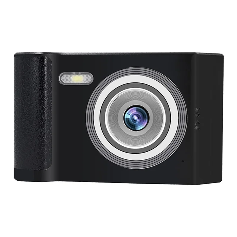 AC06C Students 2.8 Inch CCD Retro Digital Camera HD 16X Zoom 48MP Video Recorder - Black