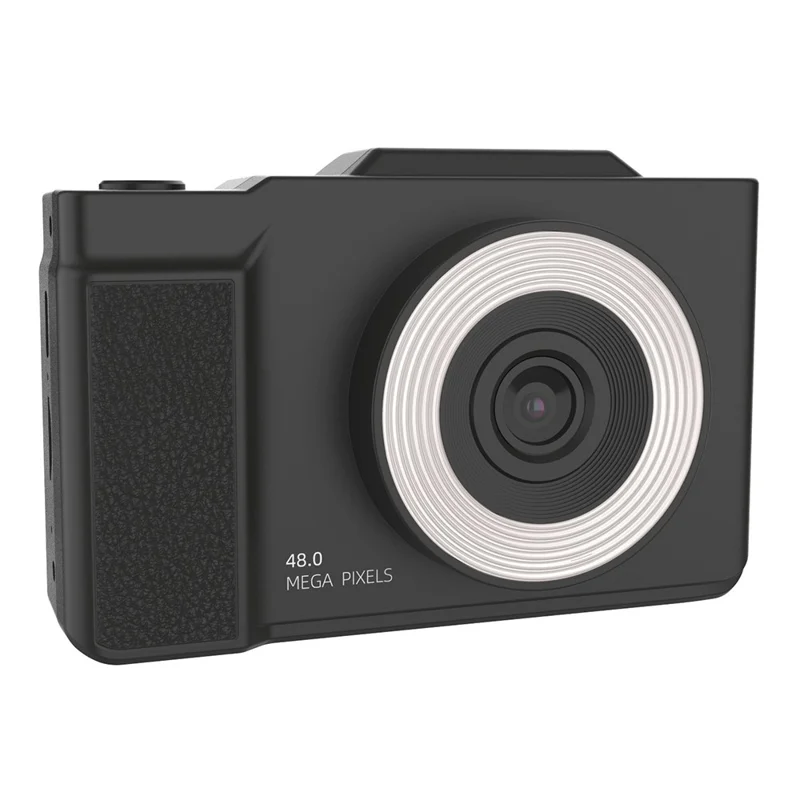H13 2.8 Inch Flip Screen CCD Digital Camera Built-in Fill Light HD Photo Video Recorder - Black